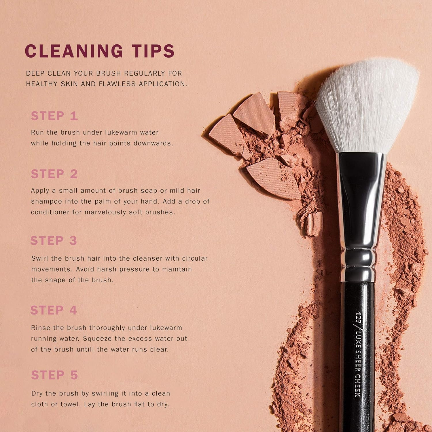 ZOEVA 102 Silk Finish Makeup Brush - Image 5