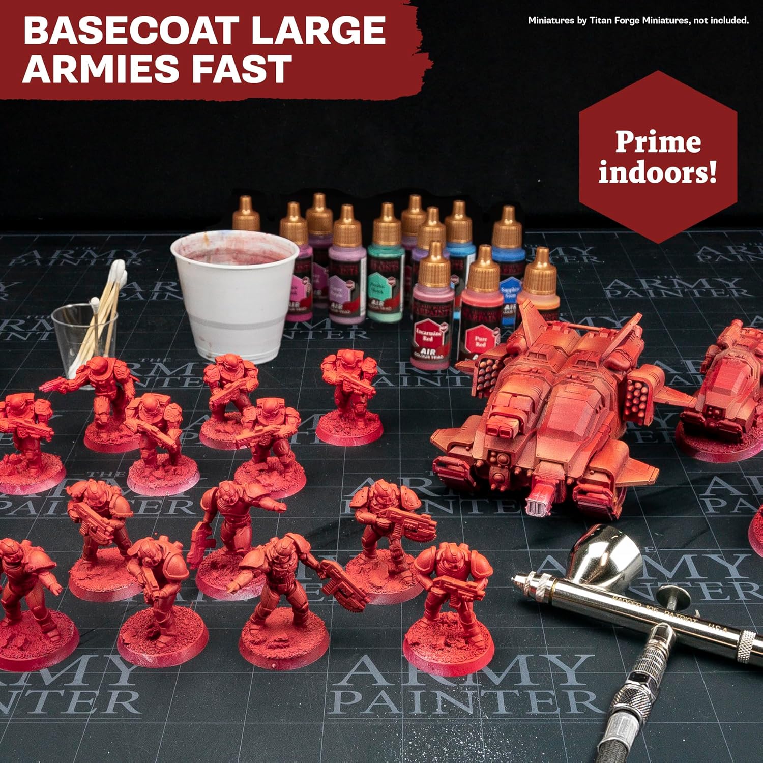 The Army Painter Warpaints Air Mega Set - Non-Toxic Water Based Airbrush paint set – paint and primer for Tabletop Roleplaying, Boardgames, and Wargames Miniature Model Painting - Image 5