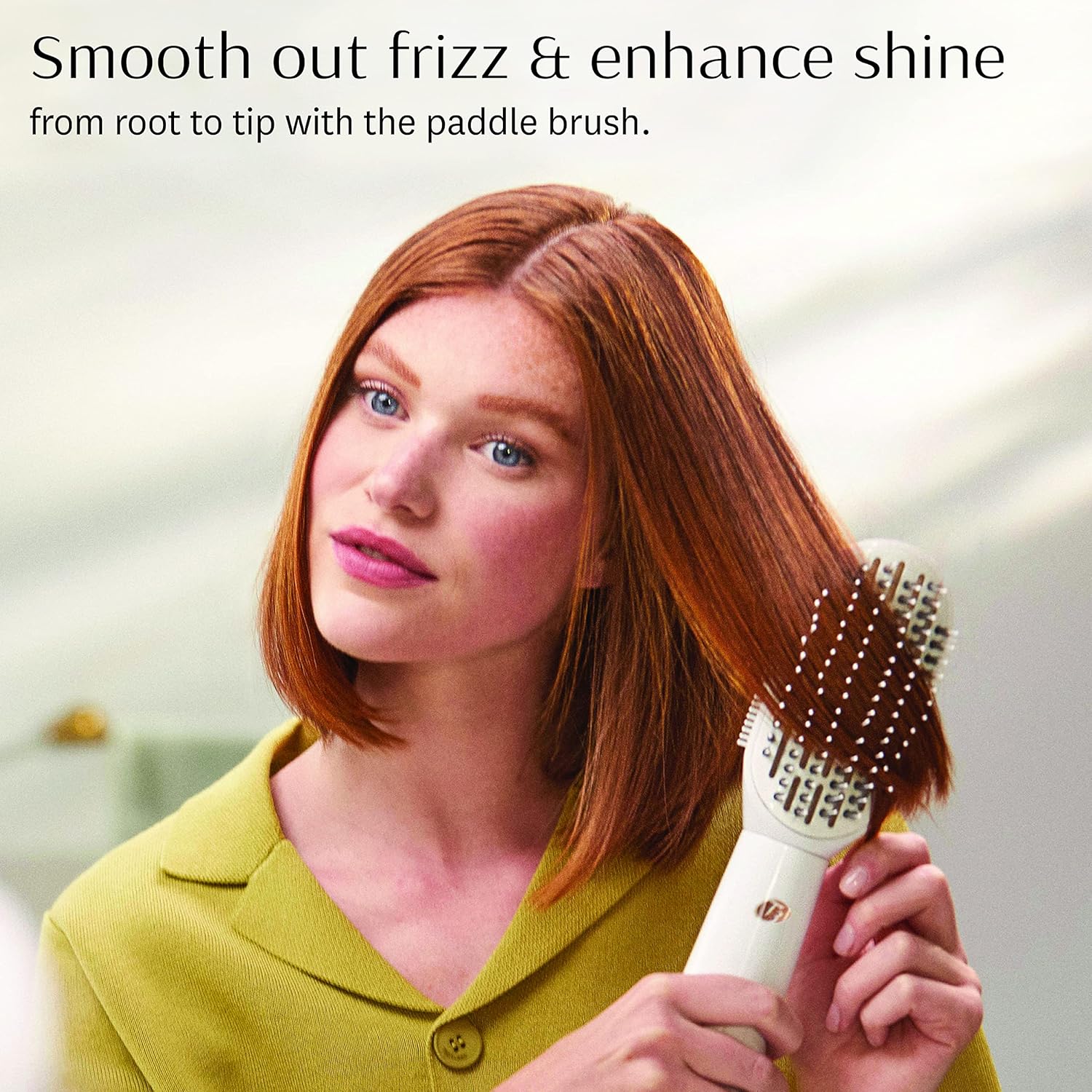 T3 AireBrush Duo Interchangeable Hot Air Blow Dry Brush with Two Attachments � Includes 15 Heat and Speed Combinations, T3 IonFlow Technology, Volume Booster Switch, Lock-in Cool Shot - Image 11