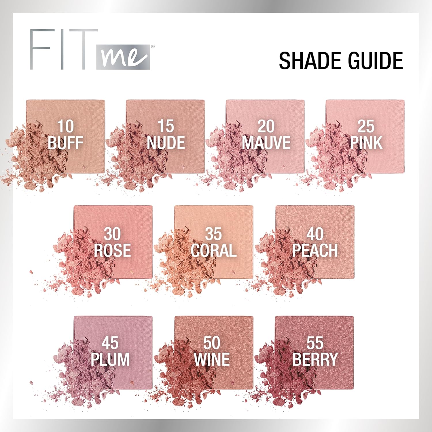 Maybelline Fit Me Powder Blush, Lightweight, Smooth, Blendable, Long-lasting All-Day Face Enhancing Makeup Color, Mauve, 1 Count - Image 3