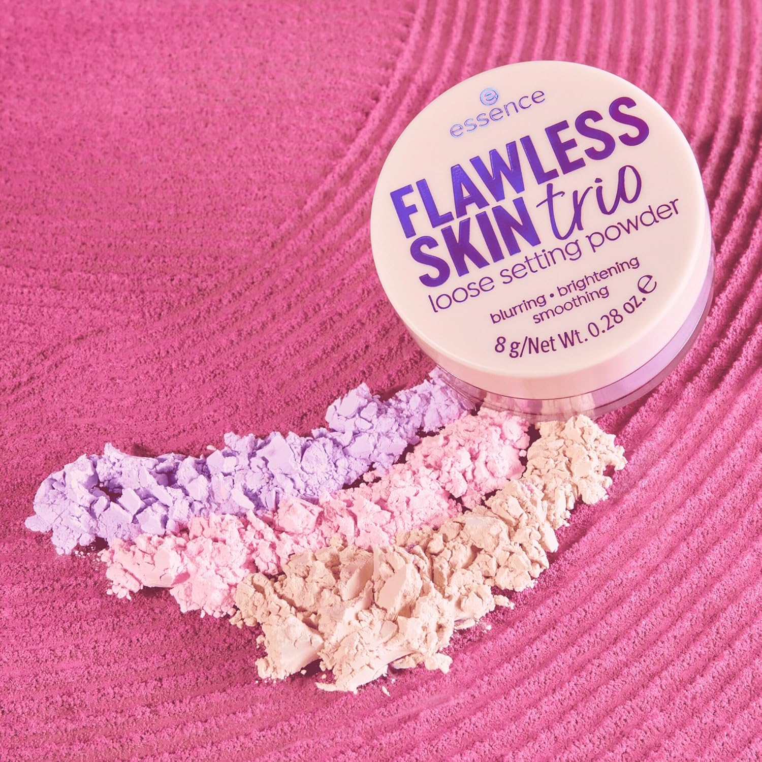 essence | Flawless Skin Loose Setting Powder Trio | 3-in-1 Mattifying, Color Correcting & Eye Brightening | Vegan & Cruelty Free - Image 5
