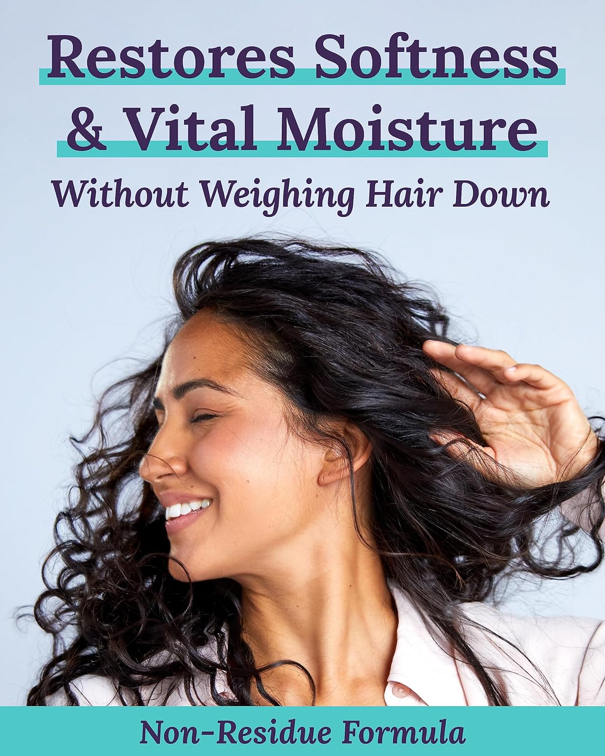 Keranique Hydrating Shampoo and Conditioner Set - Deep Hydration Hair Shampoo and Conditioner for Repairing Natural Moisture with Keratin - Sulfate-Free Intense Hydrator for Dry, Thin, Damaged Hair - Image 3