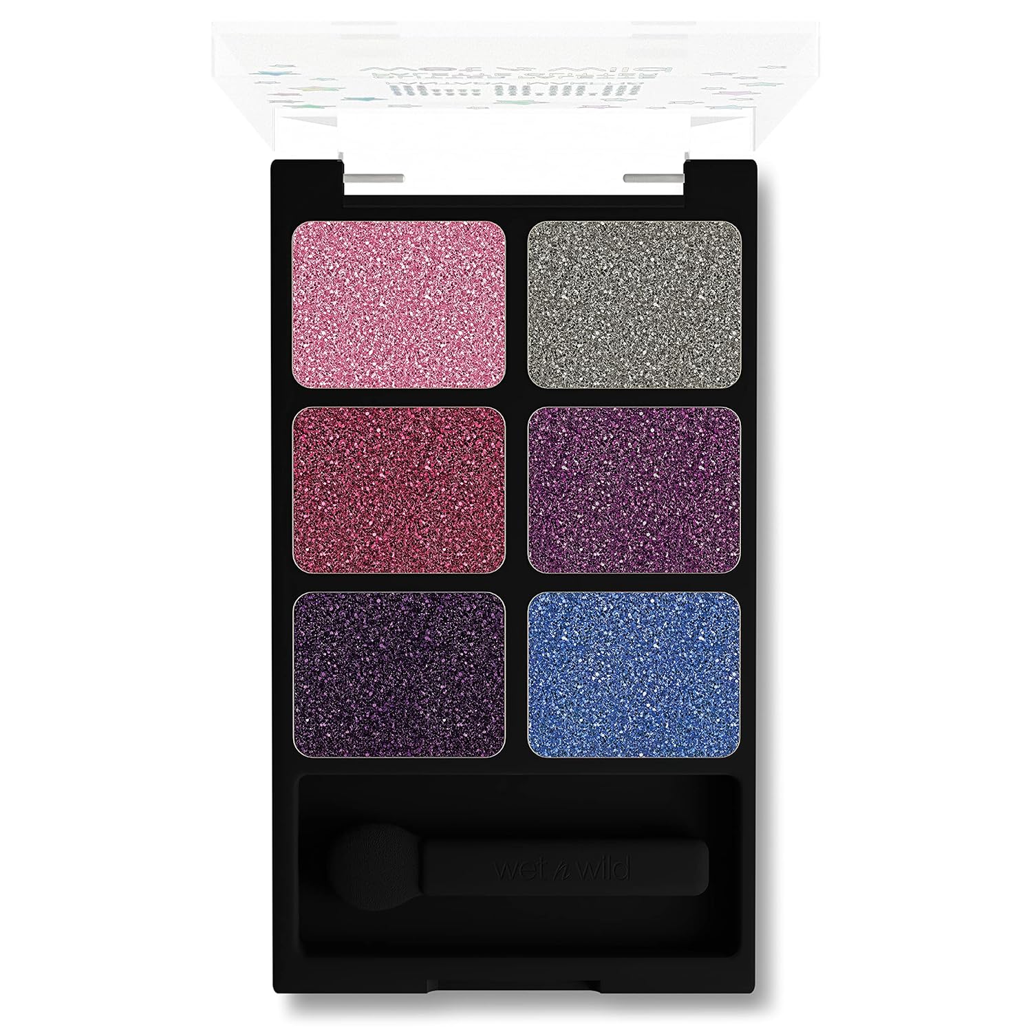 wet n wild Fantasy Makers Glitter Eyeshadow Palette, Long Wearing Shimmering Brilliance, Creamy Texture, 6 Complementary Shades, Cruelty-Free - Rest in Pink - Image 3