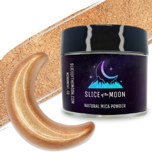 | Bronze Natural Mineral Mica Powder, 0.42oz (12g) | for Personal or Professional Use - Cosmetics, Epoxy Resin Projects, Nail Polish, Soaps, Bath Bombs, and Art Projects