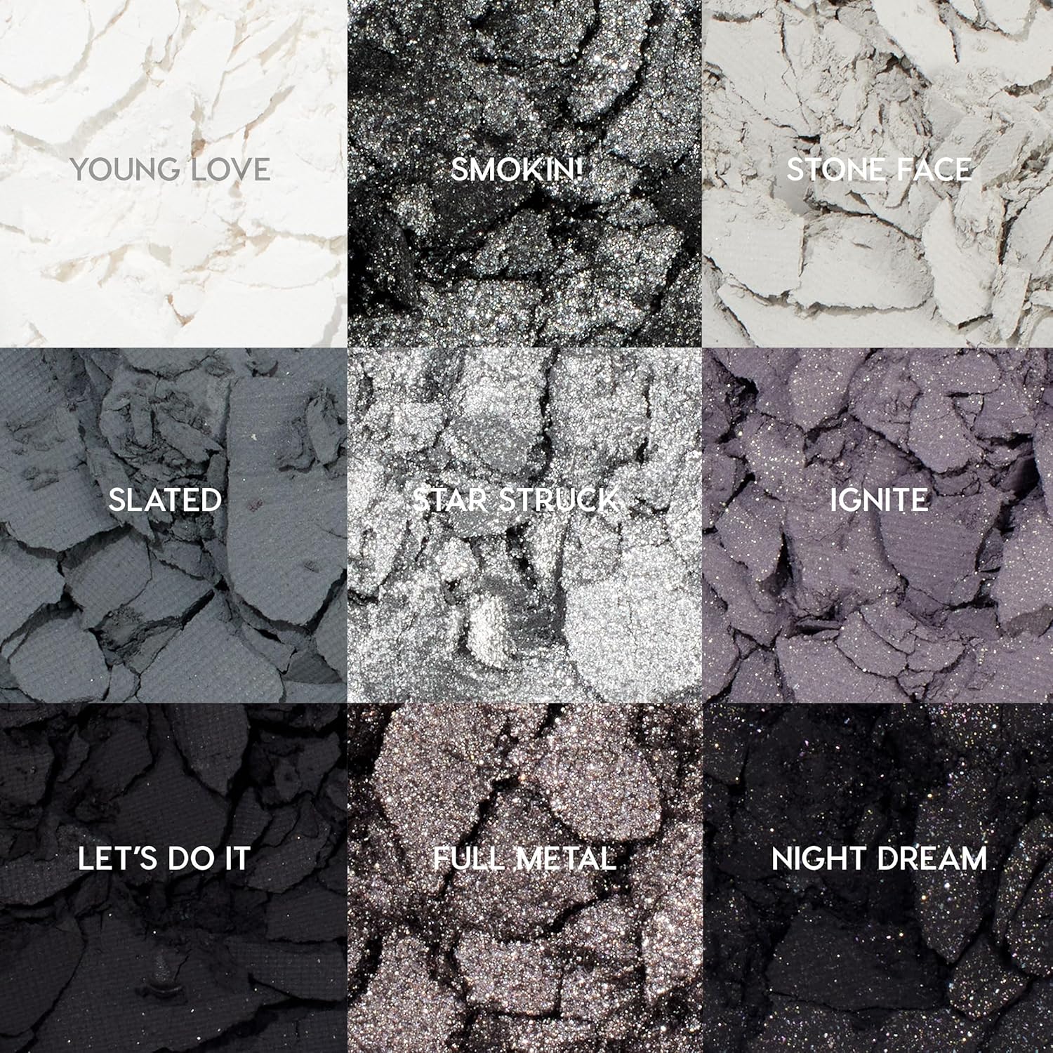 ColourPop Blowin' Smoke Eyeshadow Palette - Silver & Smokey Eye Eyeshadow Palette with Metallic & Matte Finishes - High-Pigment Eye Makeup with Long-Wearing Formula (0.3 oz) - Image 5