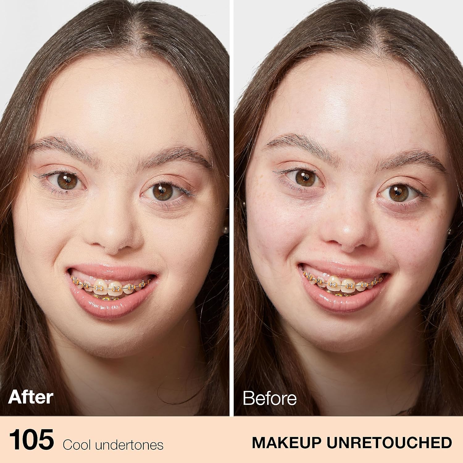 Maybelline Instant Age Rewind Dark Circles Concealer with Fit Me Matte + Poreless Liquid Foundation, Fair Ivory - Image 7