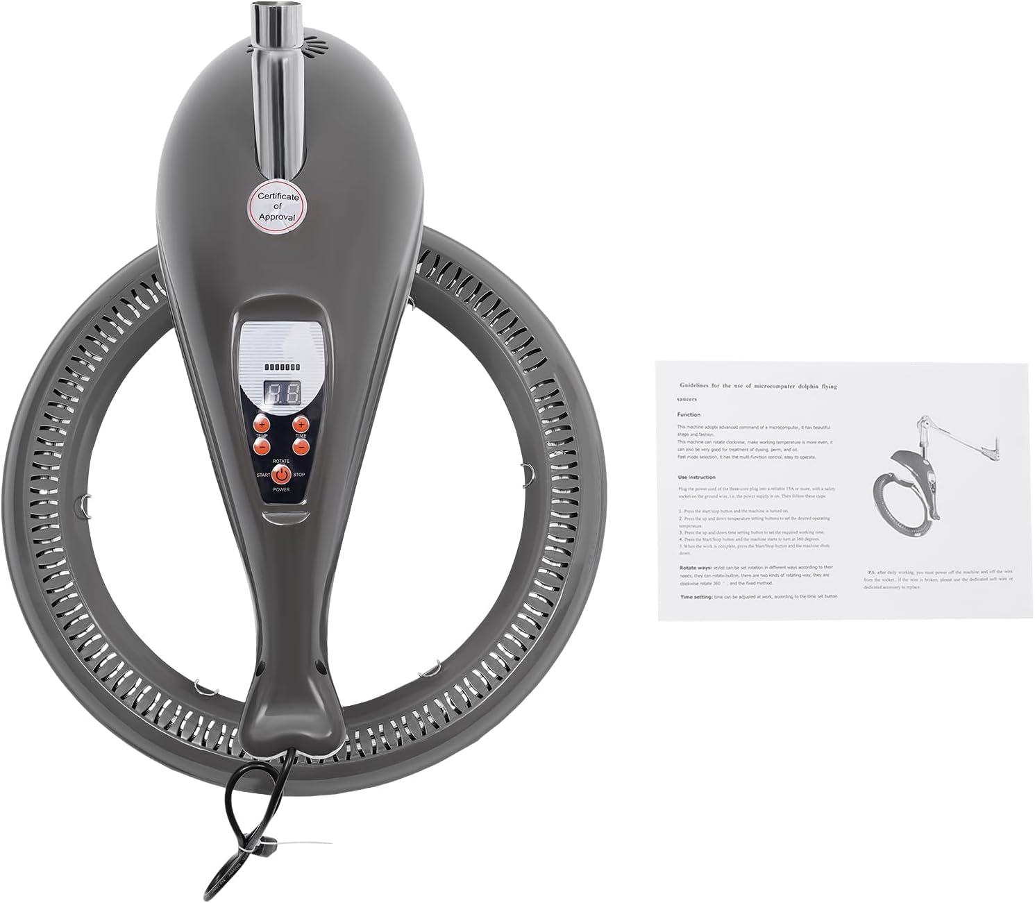 950W Wall Mount Hair Treatment Machine with 360 Heating for Home Salon Spa - Image 4