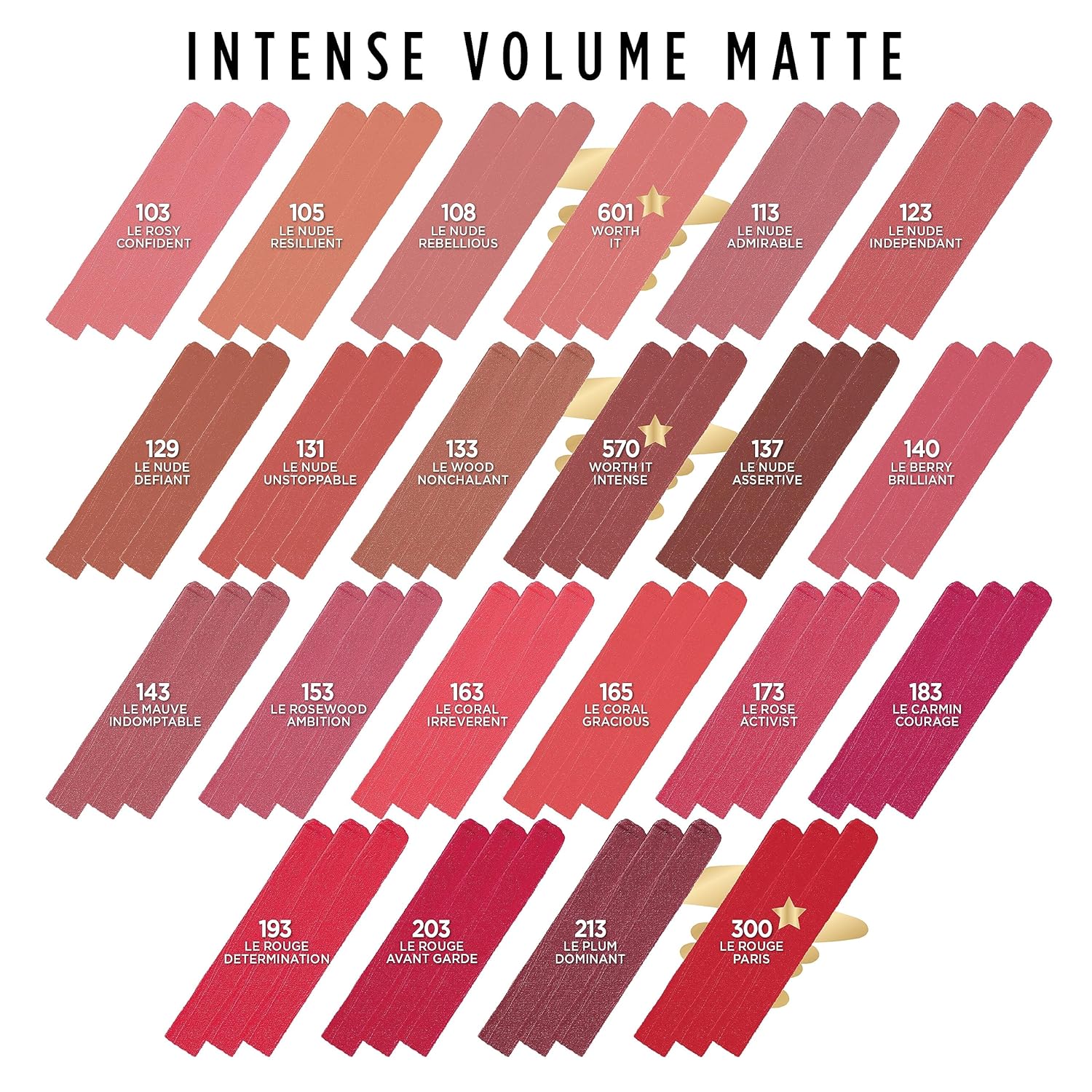 L'Oreal Paris Colour Riche Intense Volume Matte Lipstick, Lip Makeup Infused with Hyaluronic Acid for up to 16HR Wear, Le Coral Gracious, 0.06 Oz - Image 6