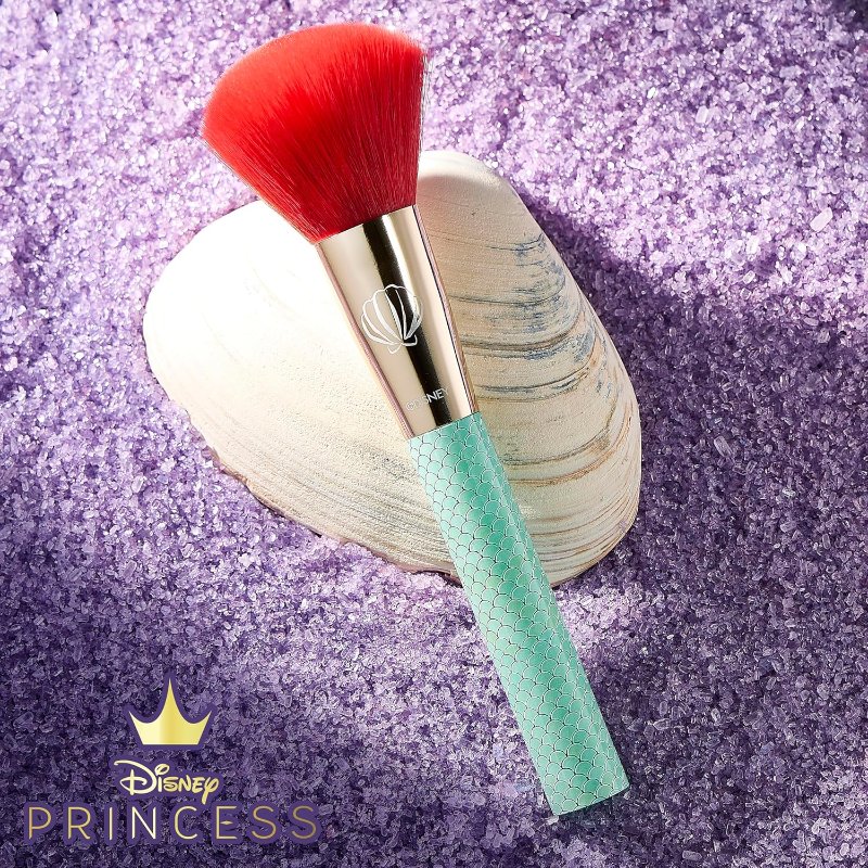 Disney Belle Maison Cosmetic Makeup Set, Makeup Essential, Princess Ariel - Includes 5pc Makeup Brush, 4pc Lip Gloss, 4pc Lip Balm - Image 5