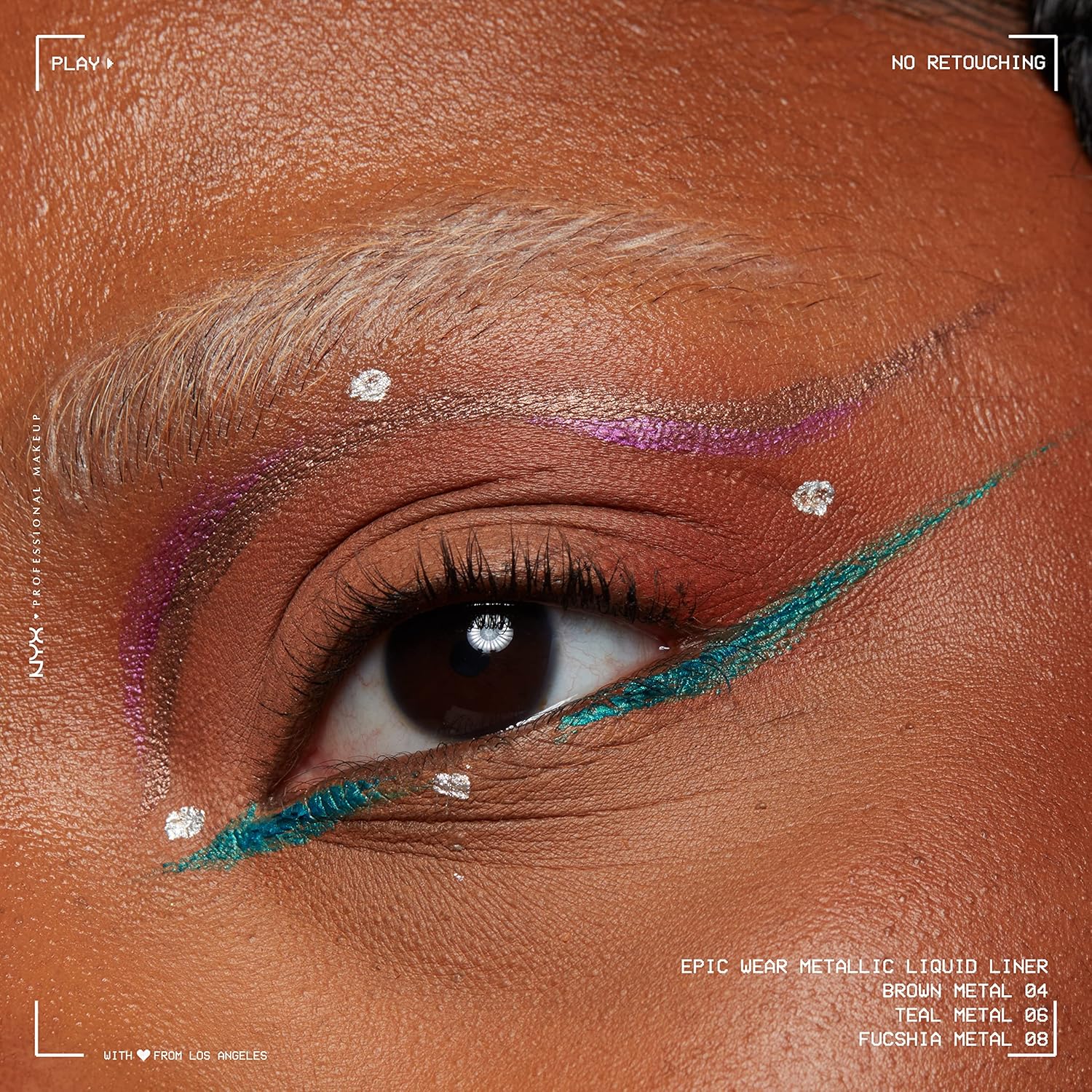 NYX PROFESSIONAL MAKEUP Epic Wear Metallic Liquid Liner, Long-Lasting Waterproof Eyeliner - Teal Metal - Image 9