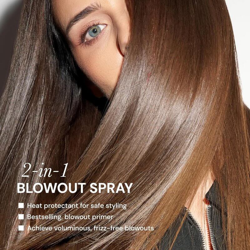 L'ANGE HAIR Glass Hair Thermal Blowout Primer Heat Protectant Spray 5 fl oz - Image 3