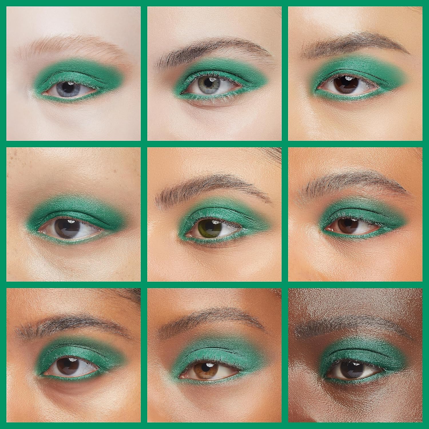 ISMINE Single Green Matte Eyeshadow, High Pigment, Longwear, Intense Color Best Single Green Eyeshadow Eye Makeup for Day & Night - Image 4