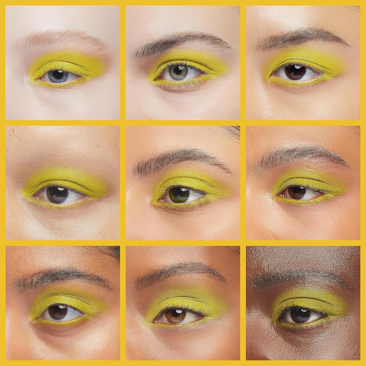 IS'MINE Single Eyeshadow Powder Palette High Pigmented Vegan Yellow Matte Eye shadow Makeup Singles (#11) - Image 4