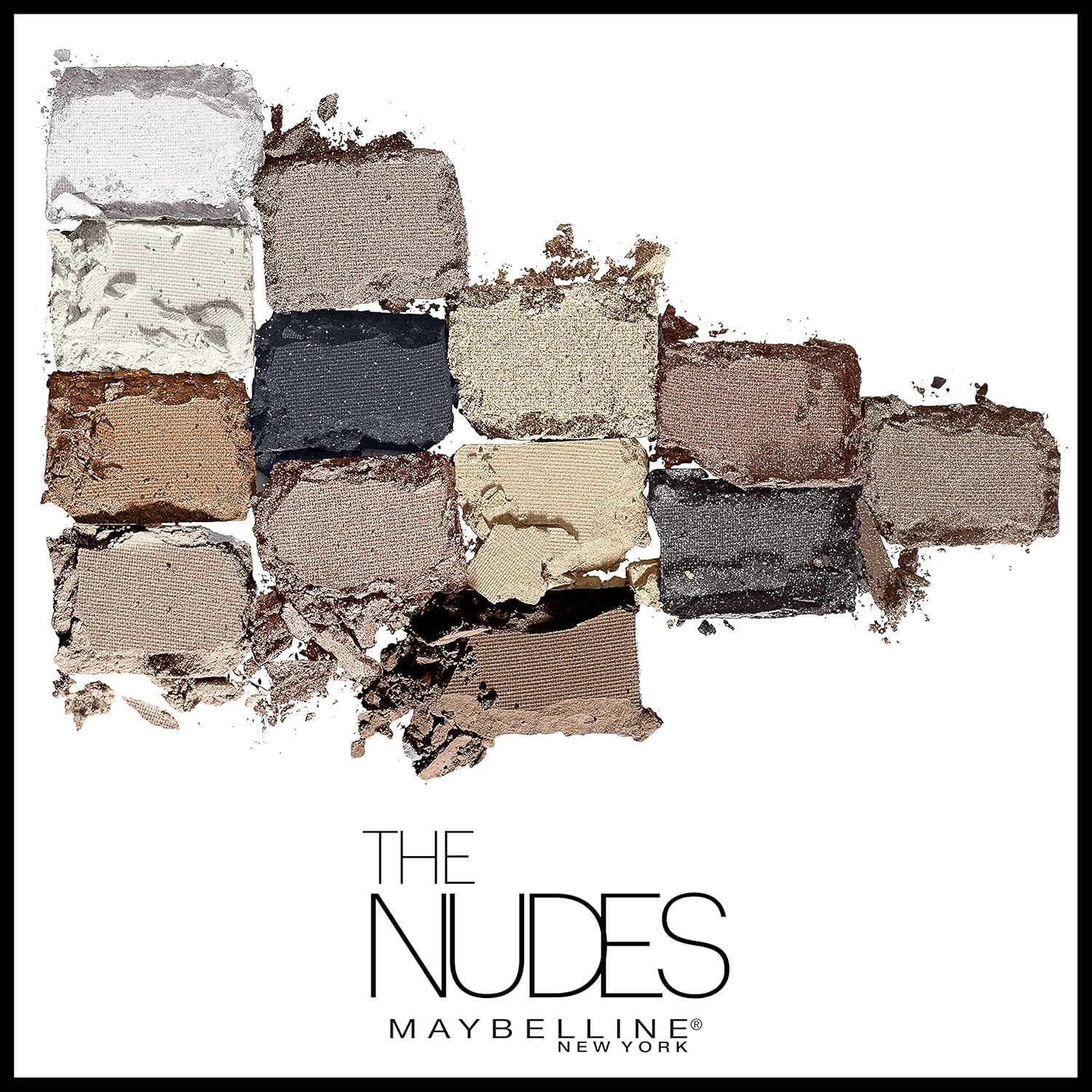Maybelline The Nudes Eyeshadow Palette Makeup, 12 Pigmented Matte & Shimmer Shades, Blendable Powder, 1 Count - Image 3