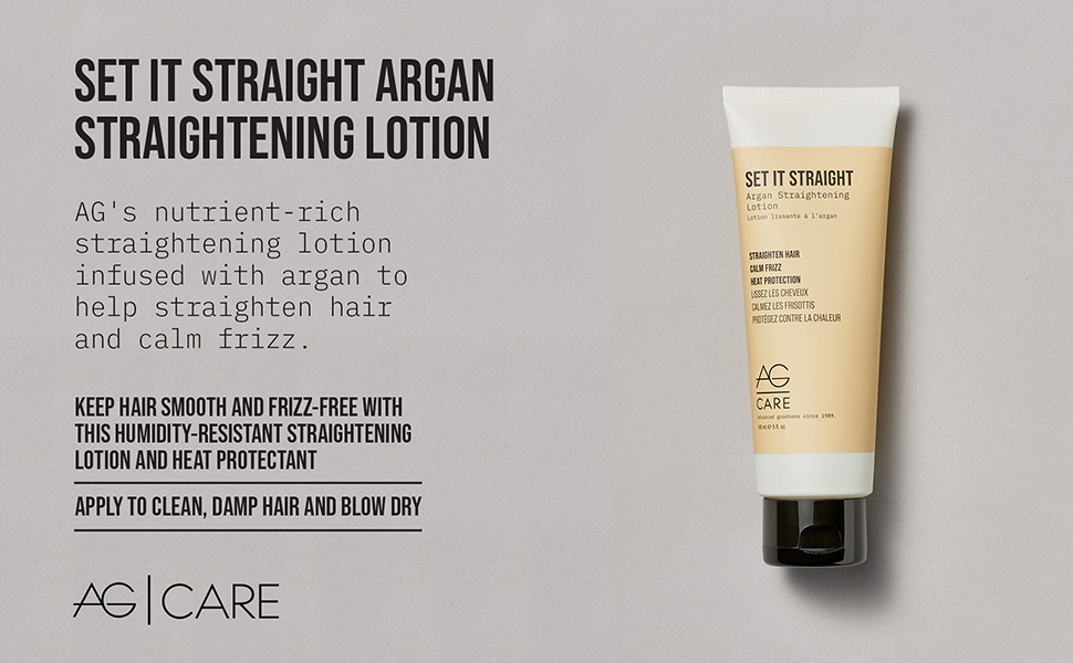 Set It Straight Argan Straightening Lotion