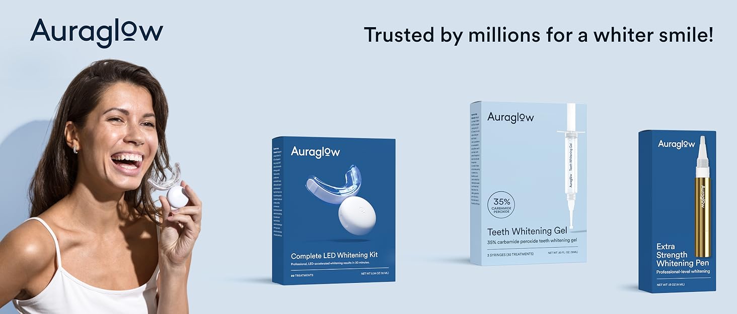 Auraglow Teeth Whitening Gel