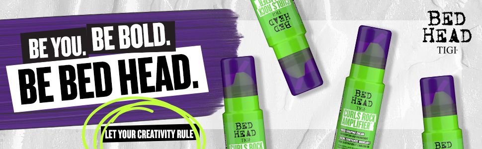 tigi bed head bedhead curls rock amplifier curly hair cream curls waves definition defined smooth