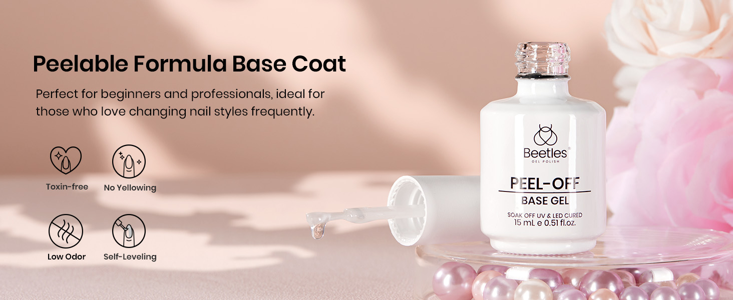 beetles Gel Polish Peel Off Base Gel