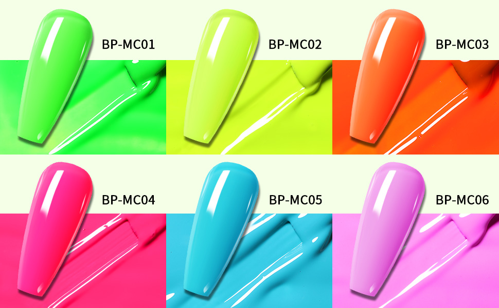 Neon Gel Nail Polish