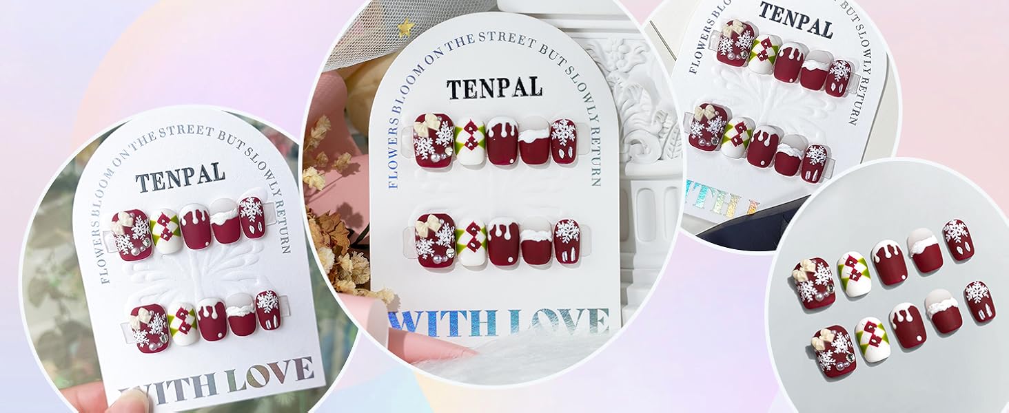 Christmas Press on Nails