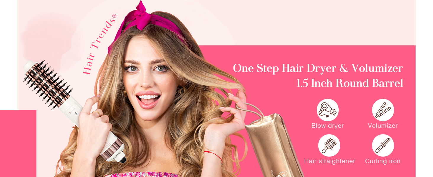 round brush blow dryer