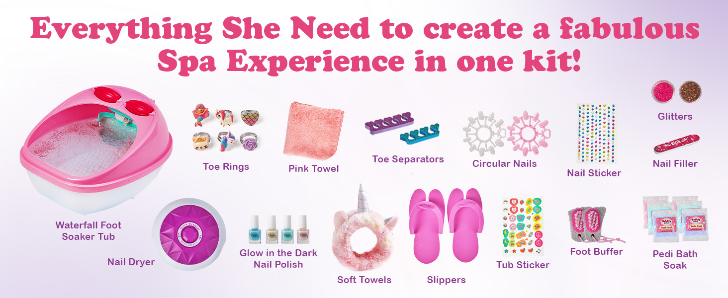 Kids Spa Day Kit for Girls