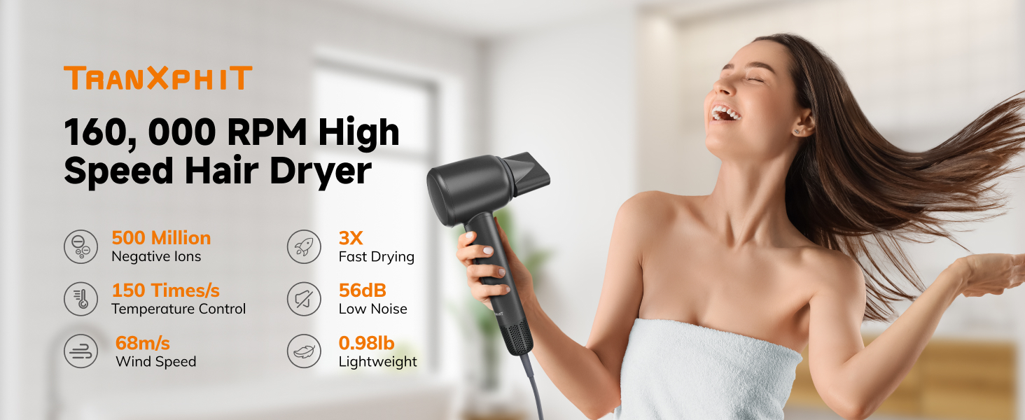 Hair Dryer with Diffuser