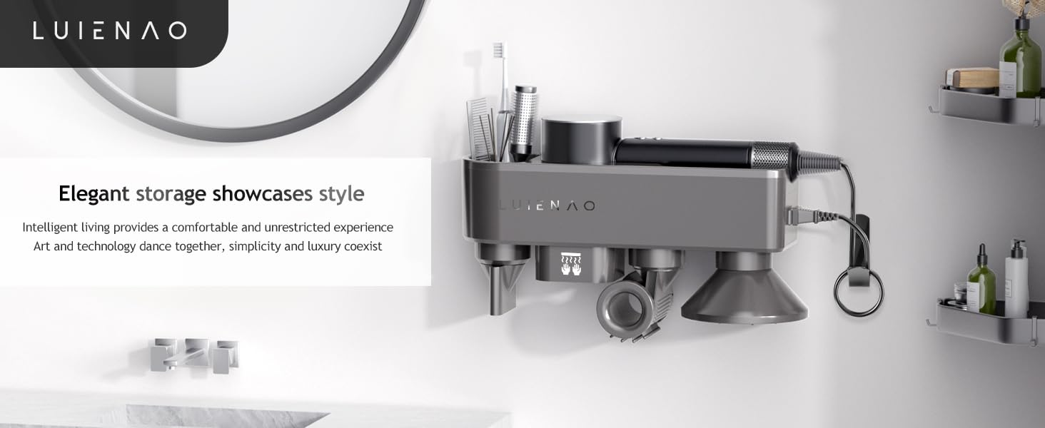 dyson hair dryer holder