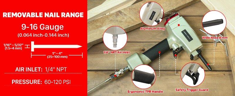 Pneumatic Nail Remover