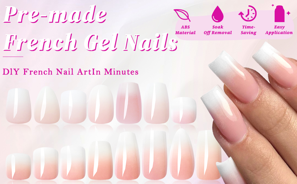 ombre press on nails coffin fake nails long acrylic nails almond nails press ons nail short