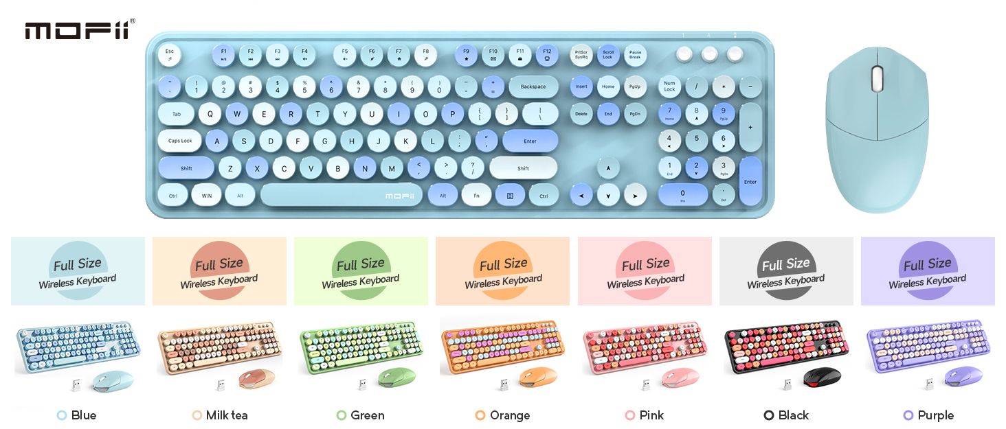 Wireless Keyboard and Mouse Combo