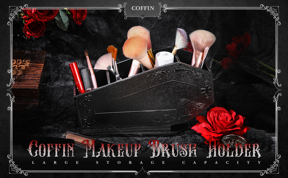 Coffin Makeup Holder