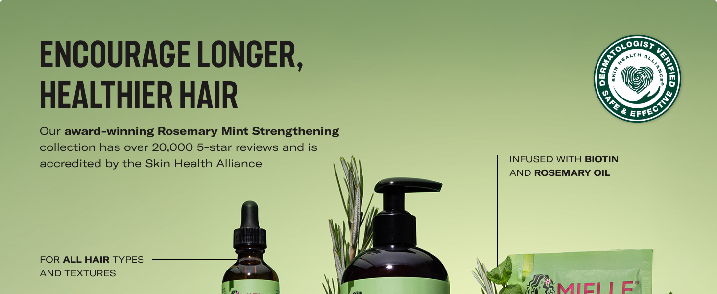Rosemary Mint line infused with biotin
