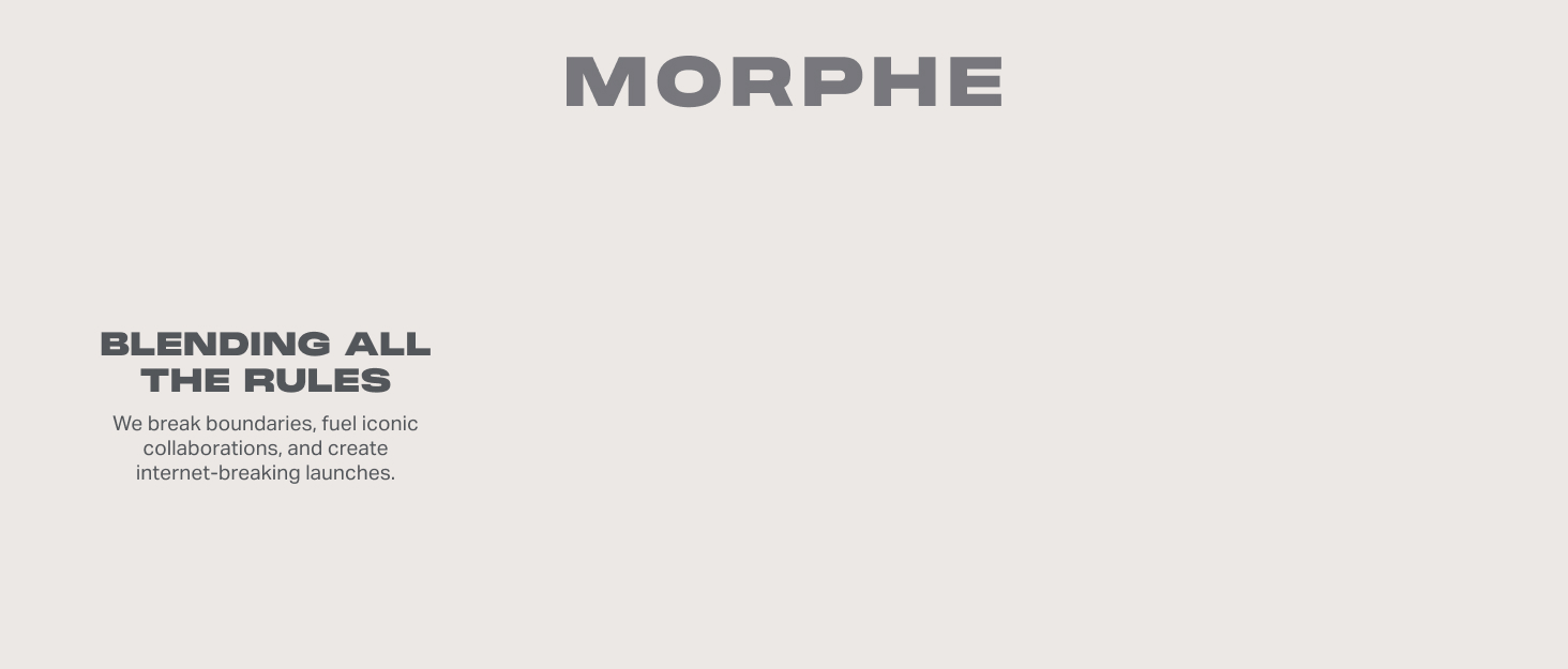 Morphe Brand Image