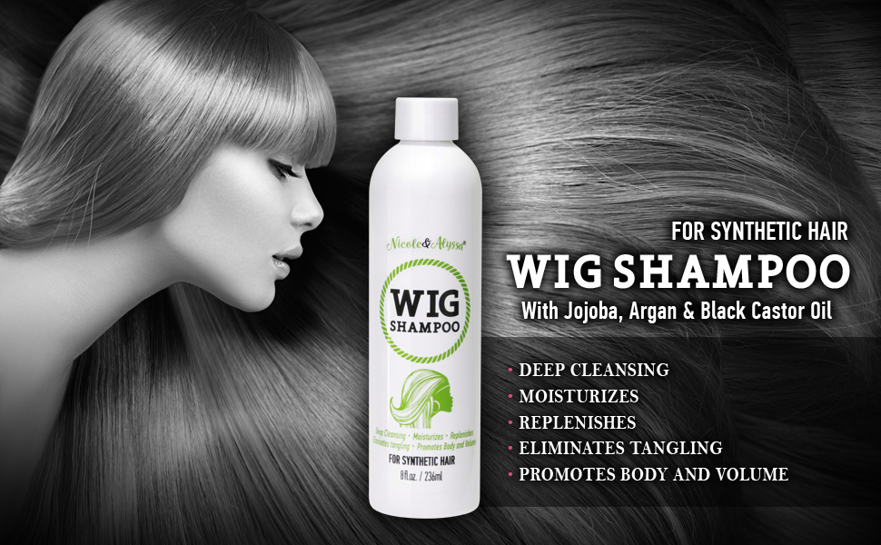 [ Nicole & Alyssa ] Wig Shampoo For Synthetic Hair 8oz