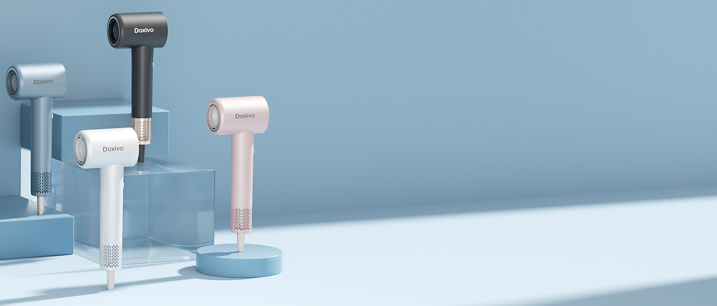 Doxivo High Speed Hair Dryer-White