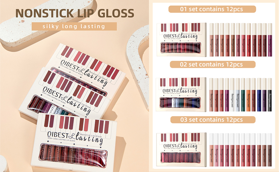 matte liquid lipstick set