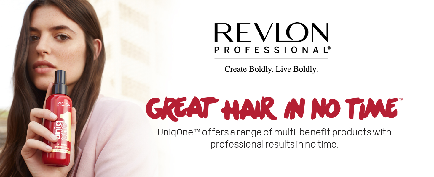UniqOne Hair Treatment in use