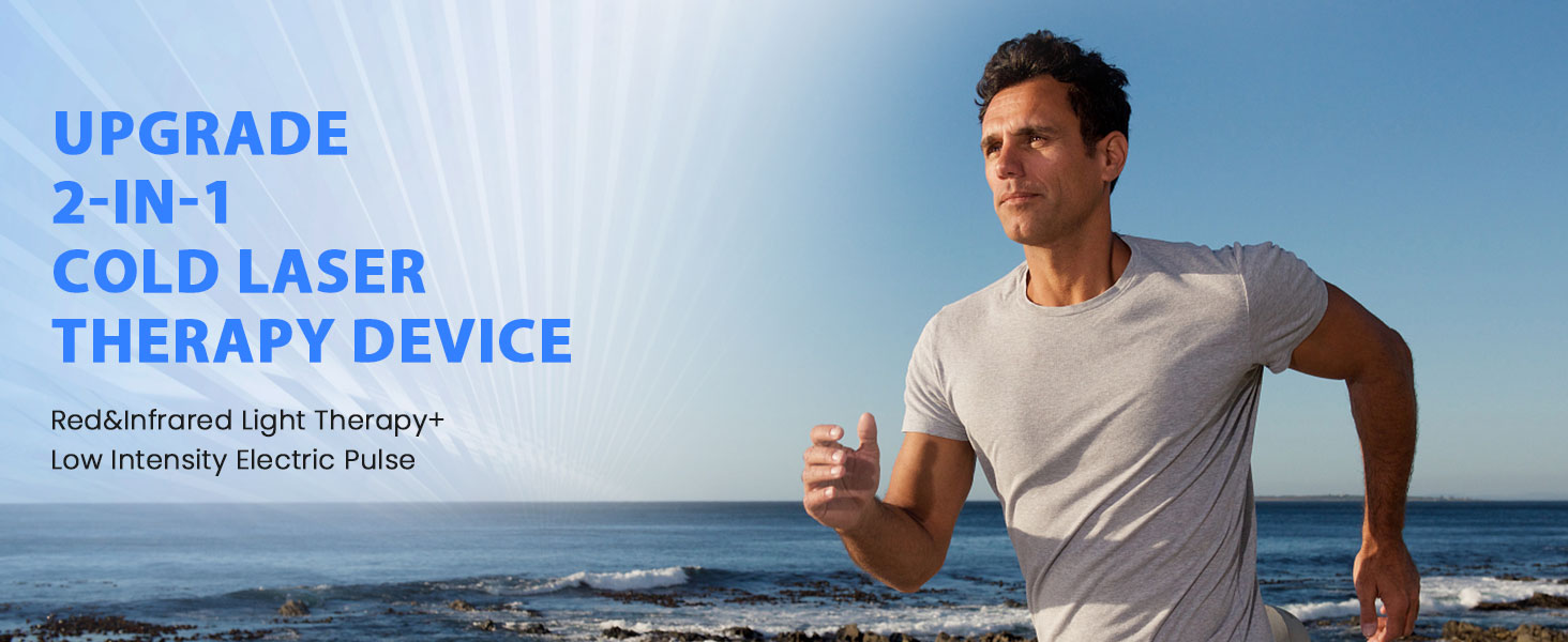 UPGRADE 2-IN-1 COLD LASER THERAPY DEVICE