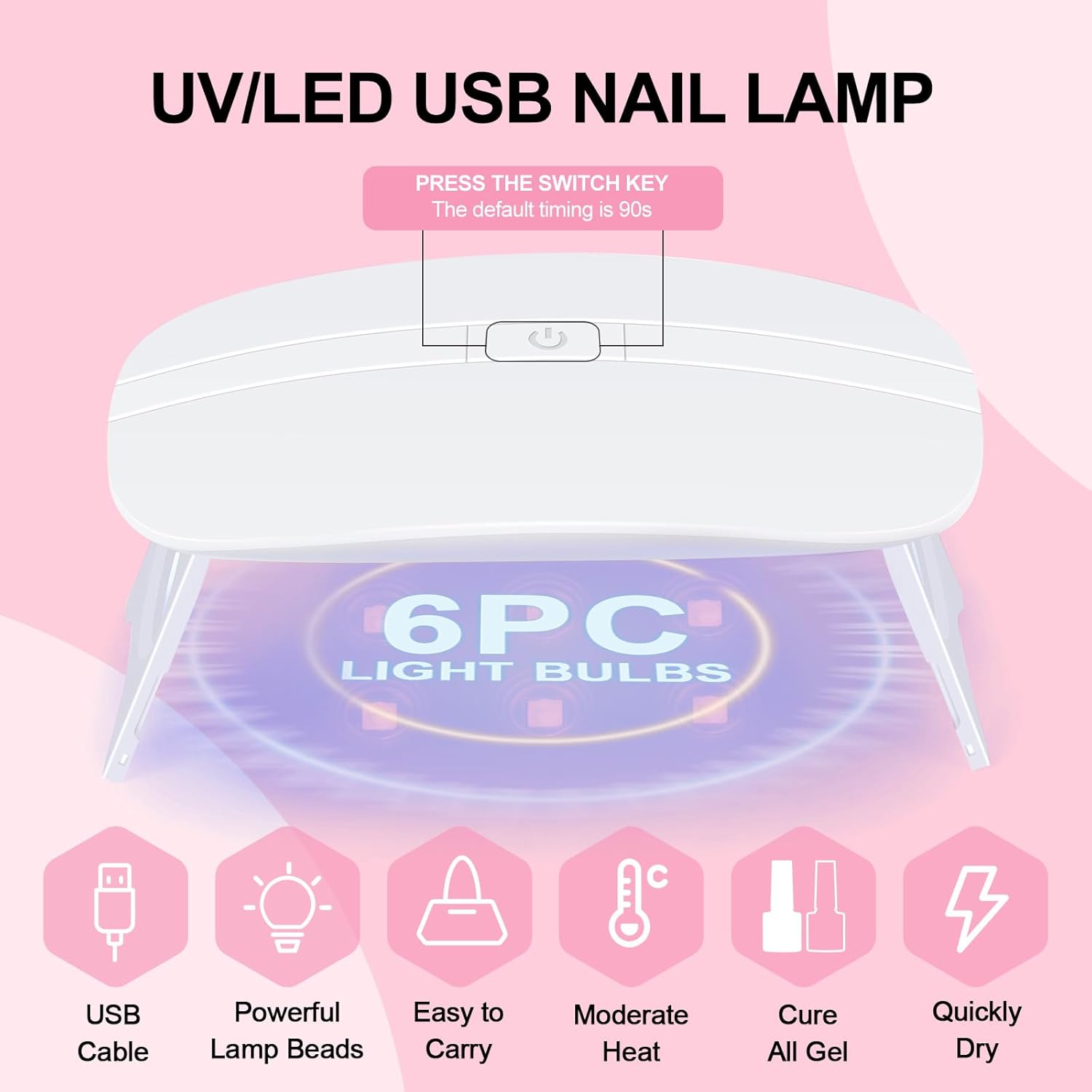 Acrylic Nail Kit for Beginners with Everything 3pc Acrylics Powder 6pcs Gel Nail Polish 18pcs Glitter Decoration Powder Professional Nails Kit Acrylic Set with U V Light and Drill Gifts for Women - Image 7
