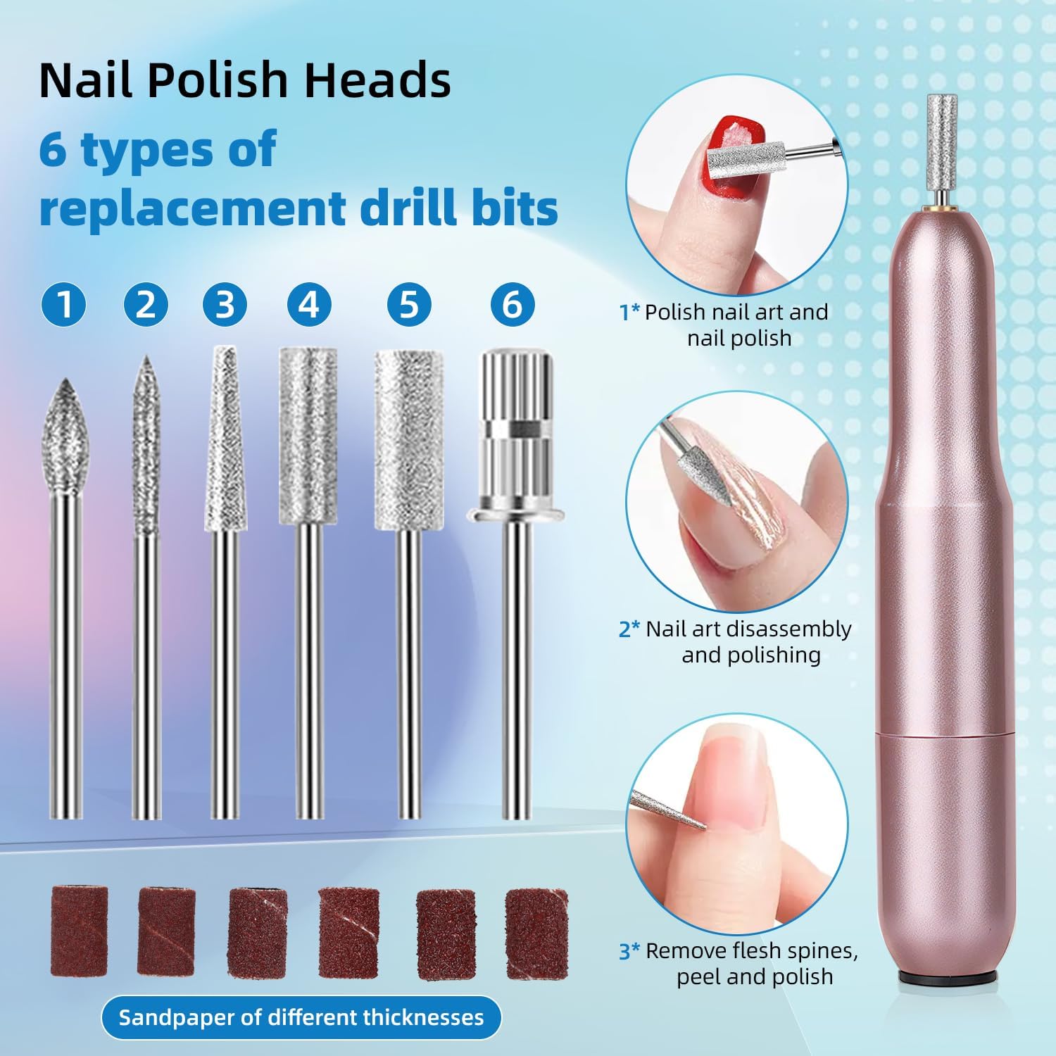 Acrylic Nail Kit with Drill Set for Beginners with Everything 12 Color Acrylic Powder Nail Decoration Tools Home Salon (-30) - Image 5