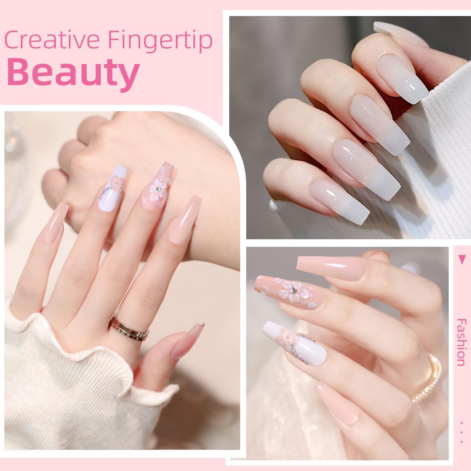 Acrylic Nail Kit with Drill Set for Beginners with Everything 12 Color Acrylic Powder Nail Decoration Tools Home Salon (-30) - Image 4