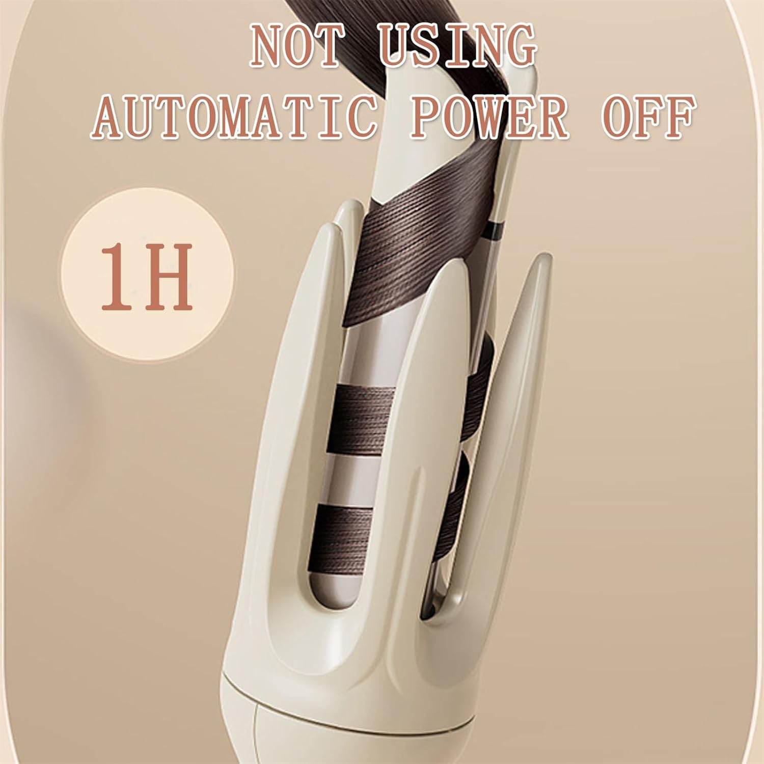 Adagio Hair Curler Device, Adagio Auto Curler, Adagio Auto Hair Curler, Adagio Autocurler, Adagio California Auto Curler, Automatic Curling Iron with 4 Temperature & 3 Timer-P - Image 2