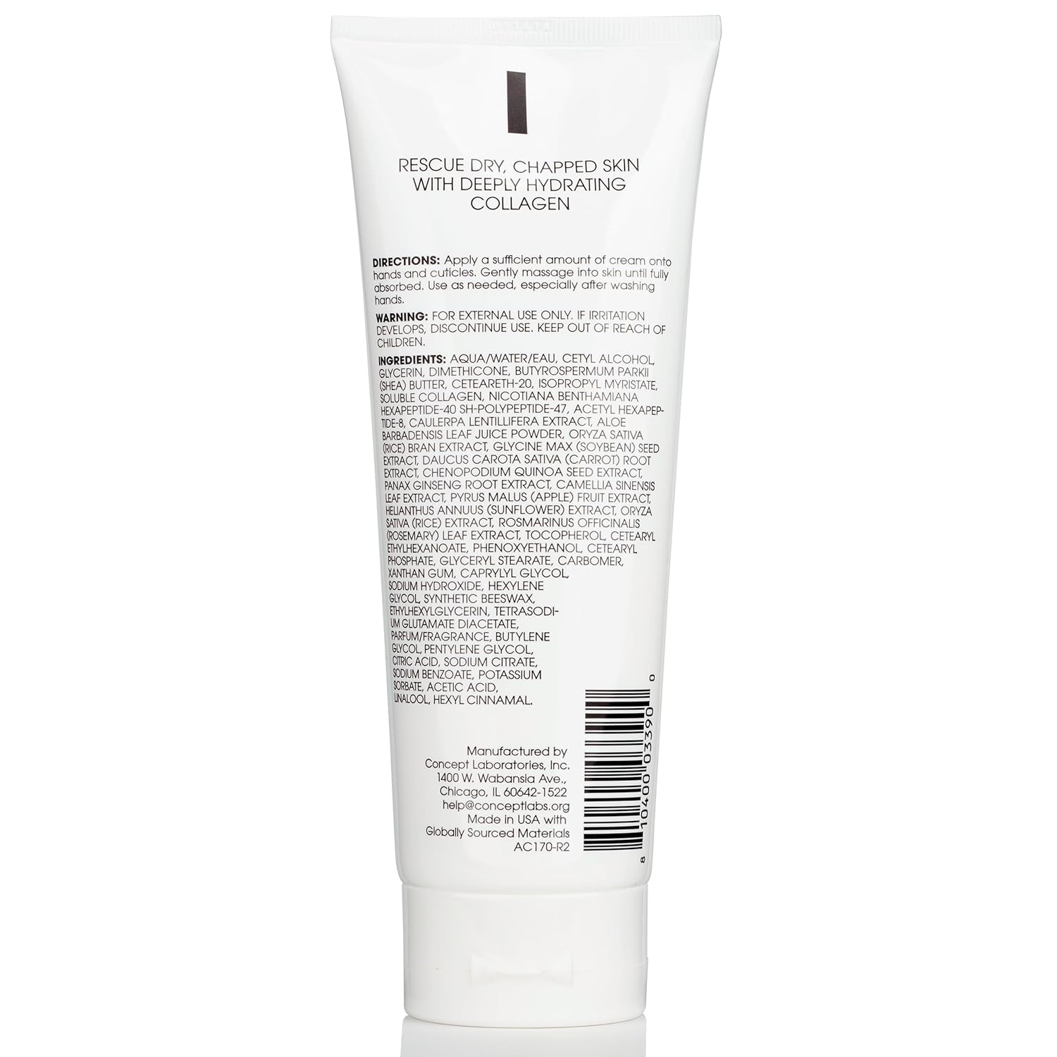Advanced Clinicals Collagen Hand & Body Cream Skin Care Moisturizer Lotion For Dry Cracked Skin. Soothing & Hydrating Plant Collagen Lotion W/Aloe Vera, Green Tea, & Shea Butter, Large 8 Fl Oz - Image 3