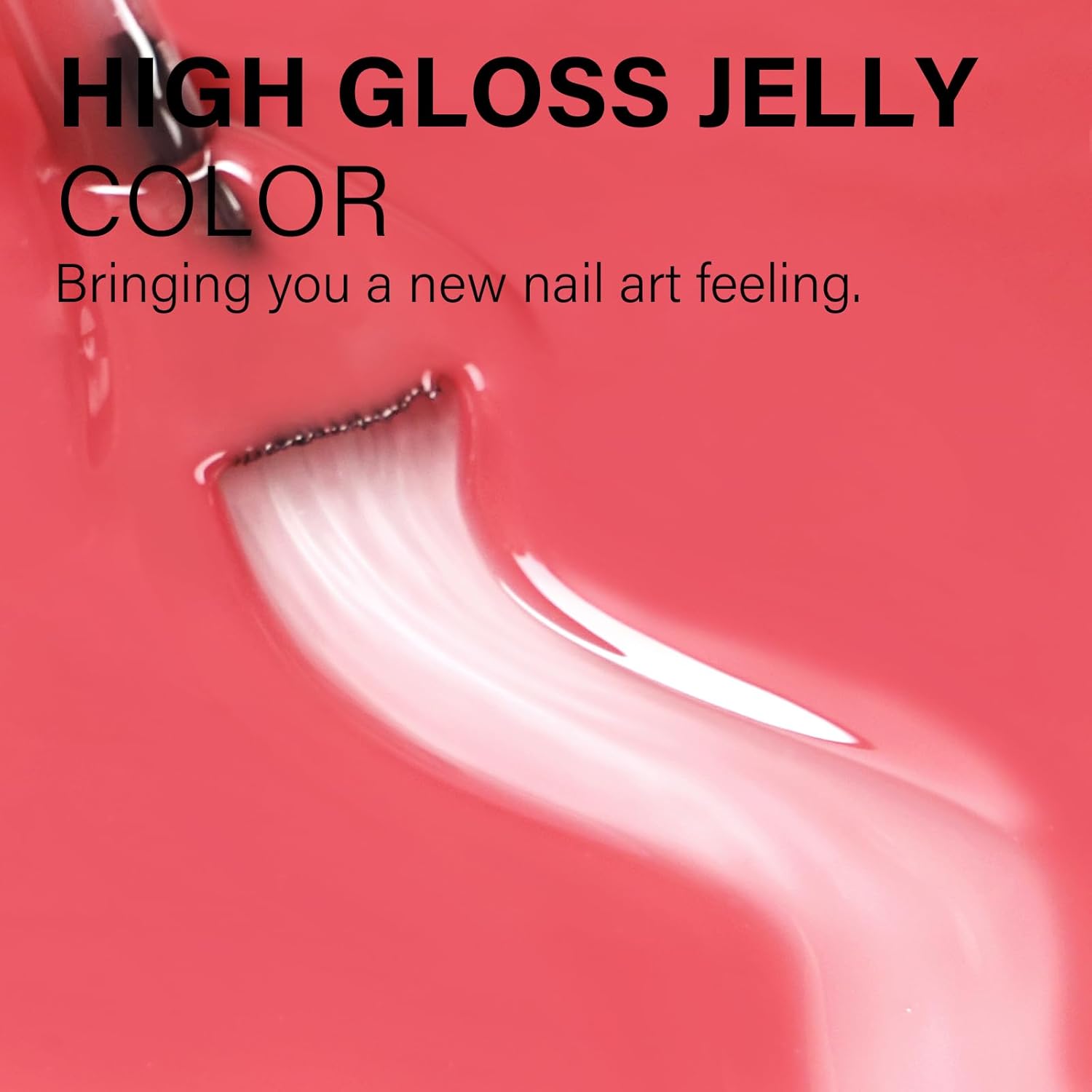 AILLSA Red Jelly Gel Nail Polish Strawberry Color Nude Polish Natural Rose Translucent Gels Polish Sheer Apple Candy Polish Soak Off U V Gel for Nail Art at Home 0.51 Fl Oz /GB92 - Image 6