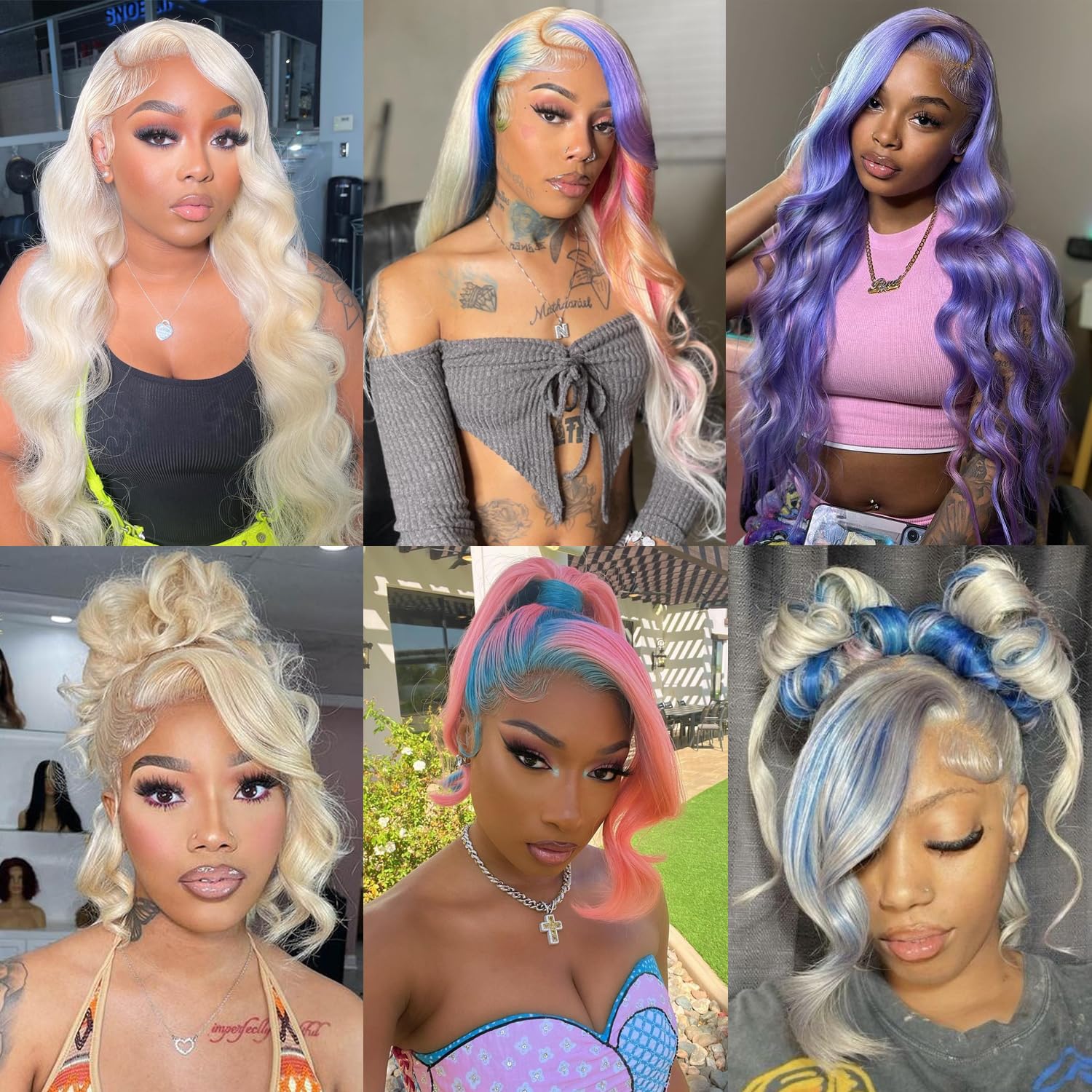 Alipeacock 360 Body Wave 613 Lace Front Wig Human Hair 200% Density Blonde 360 Lace Front Wigs Human Hair Pre Plucked Full Lace Wigs Human Hair 26inch - Image 6