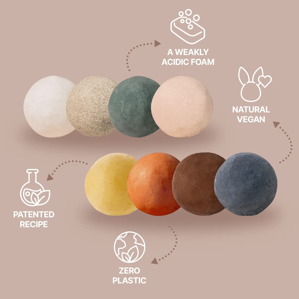 All-in-One Heartleaf Green Mochi Shampoo Bar for All Scalp, Rosemary Oil for Hair Growth, Green Tea, Curly Hair, Dandruff & Itchy Scalp Shampoo, Korean Skin Care, Wood Package (4.2 oz) - Image 4