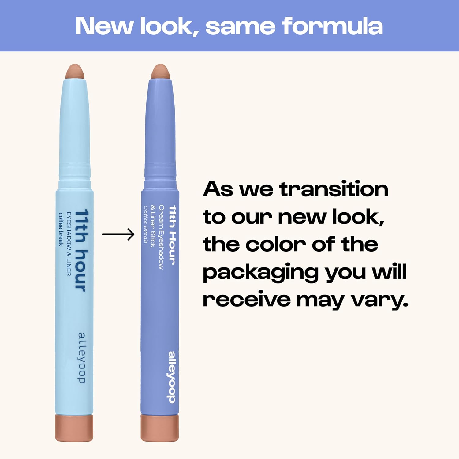 ALLEYOOP 11th Hour Waterproof Cream Eyeshadow Stick – Long-Lasting Eye Shadow Pencil & Eyeliner, Cream to Powder Stick & Highlighter – Smudge-Proof Eyeshadow Matte, Taupe Dollar Matte - Image 4