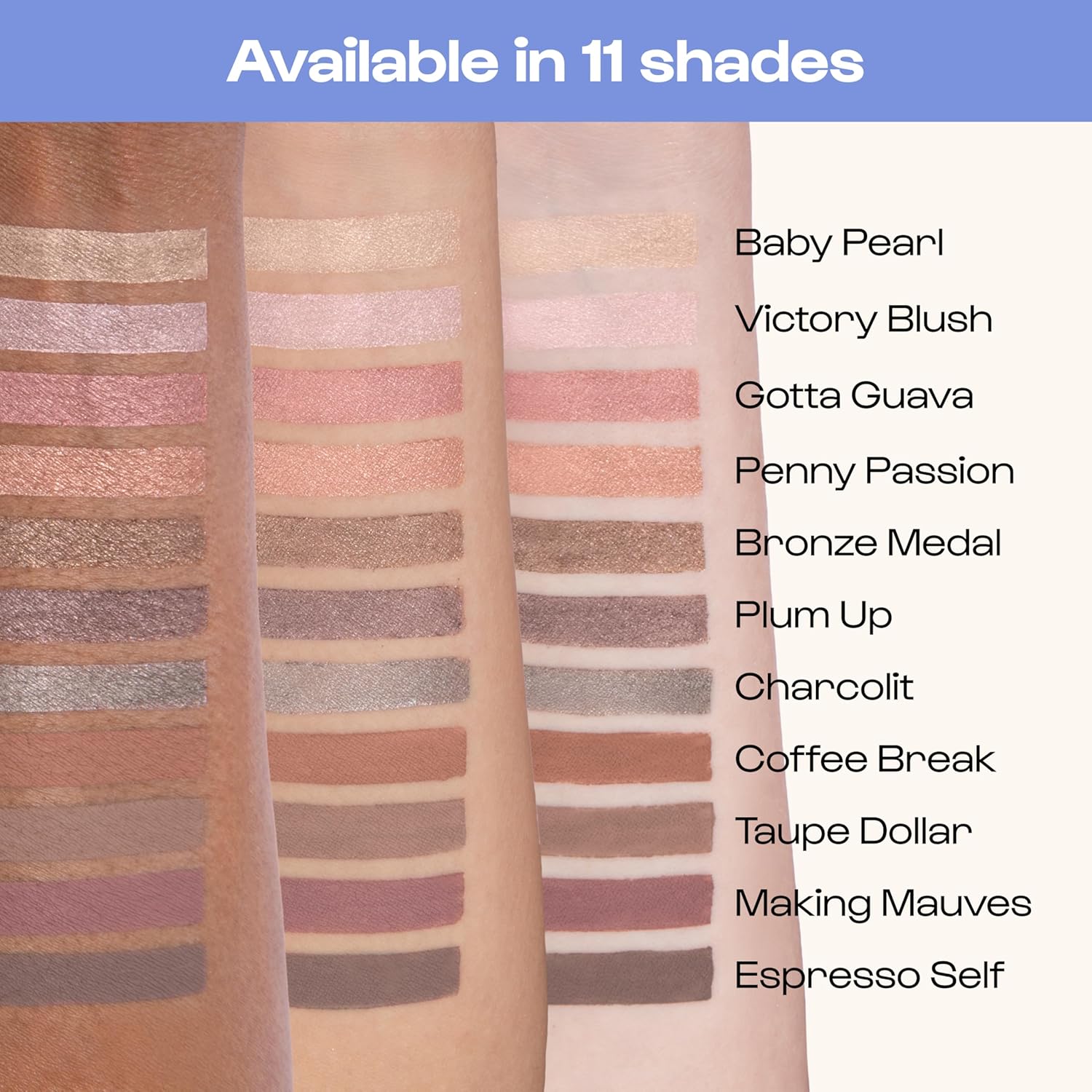 ALLEYOOP 11th Hour Waterproof Cream Eyeshadow Stick – Long-Lasting Eye Shadow Pencil & Eyeliner, Cream to Powder Stick & Highlighter – Smudge-Proof Eyeshadow Matte, Taupe Dollar Matte - Image 8