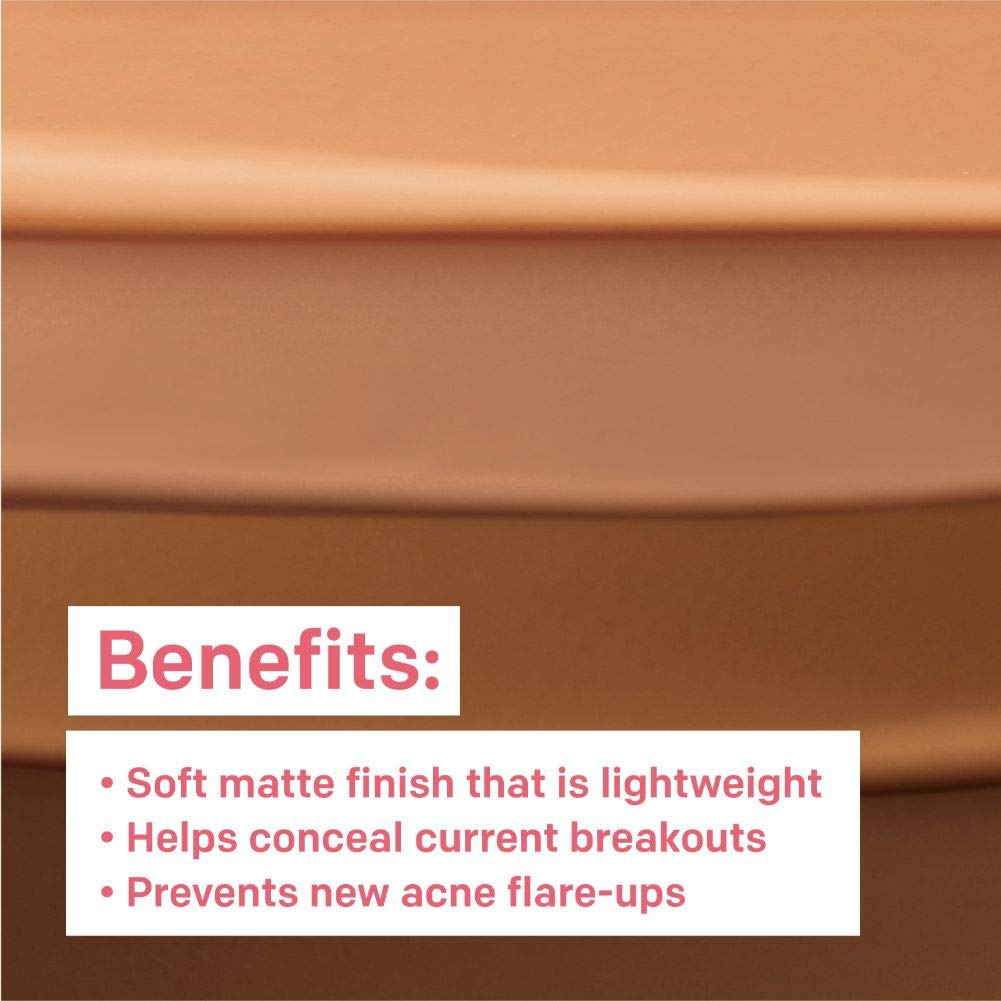 Almay Foundation, Acne Face Makeup with Salicylic Acid, Face Makeup with Skincare Ingredients, Matte Finish, Hypoallergenic, Cruelty Free, Dermatologist Tested Foundation, 300 Naked, 1 Oz - Image 4